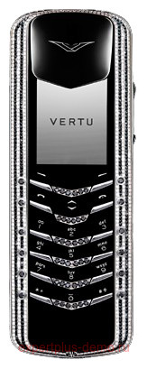 Vertu Signature Black and White Diamonds