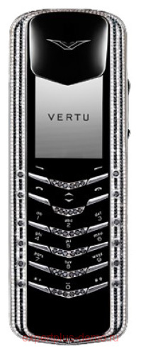 Vertu Signature Black and White Diamonds